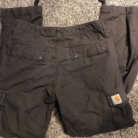 Carhartt wip grey cargos - Picture 2 of 3